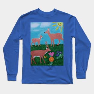 Three Deer Long Sleeve T-Shirt